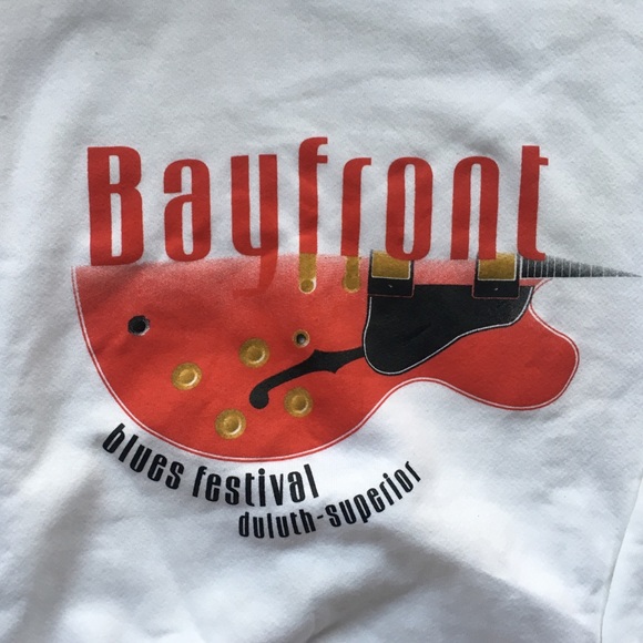 NWOT Vintage Bayfront Blues Festival Sweatshirt - Picture 3 of 5